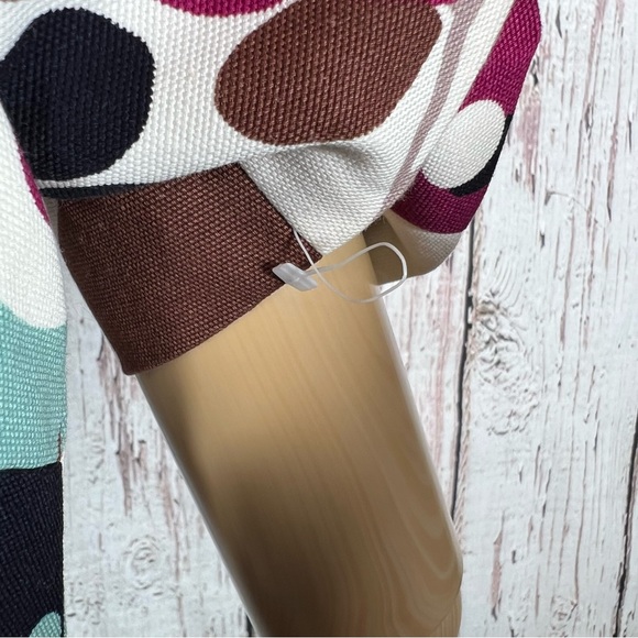 🎉HP🎉 NEW NWOT Hinge Floral Abstract Short Sleeve Cropped Blazer Jacket SMALL - Picture 9 of 16